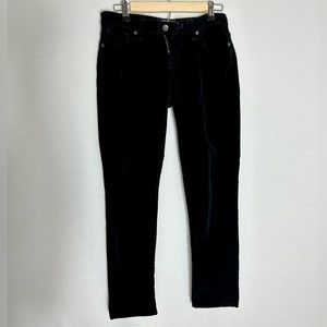 Black velvet Lucky Brand pants size 28